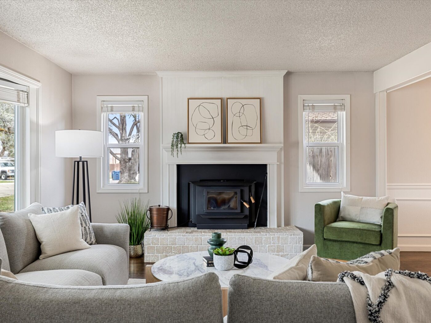 Living Room Home Staging