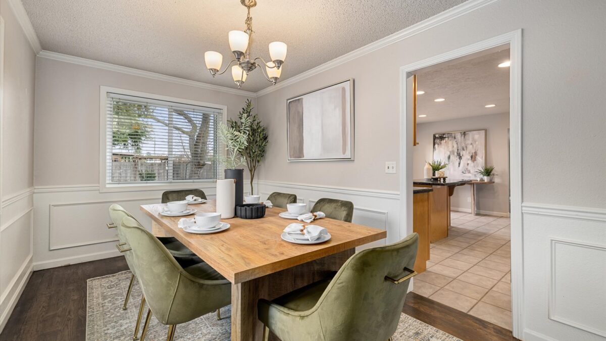 Dining Room Home Staging