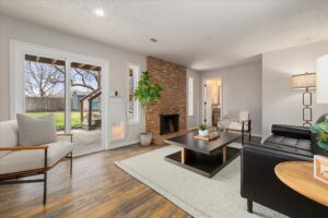 Family Room Home Staging