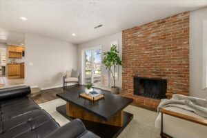 Family Room Home Staging