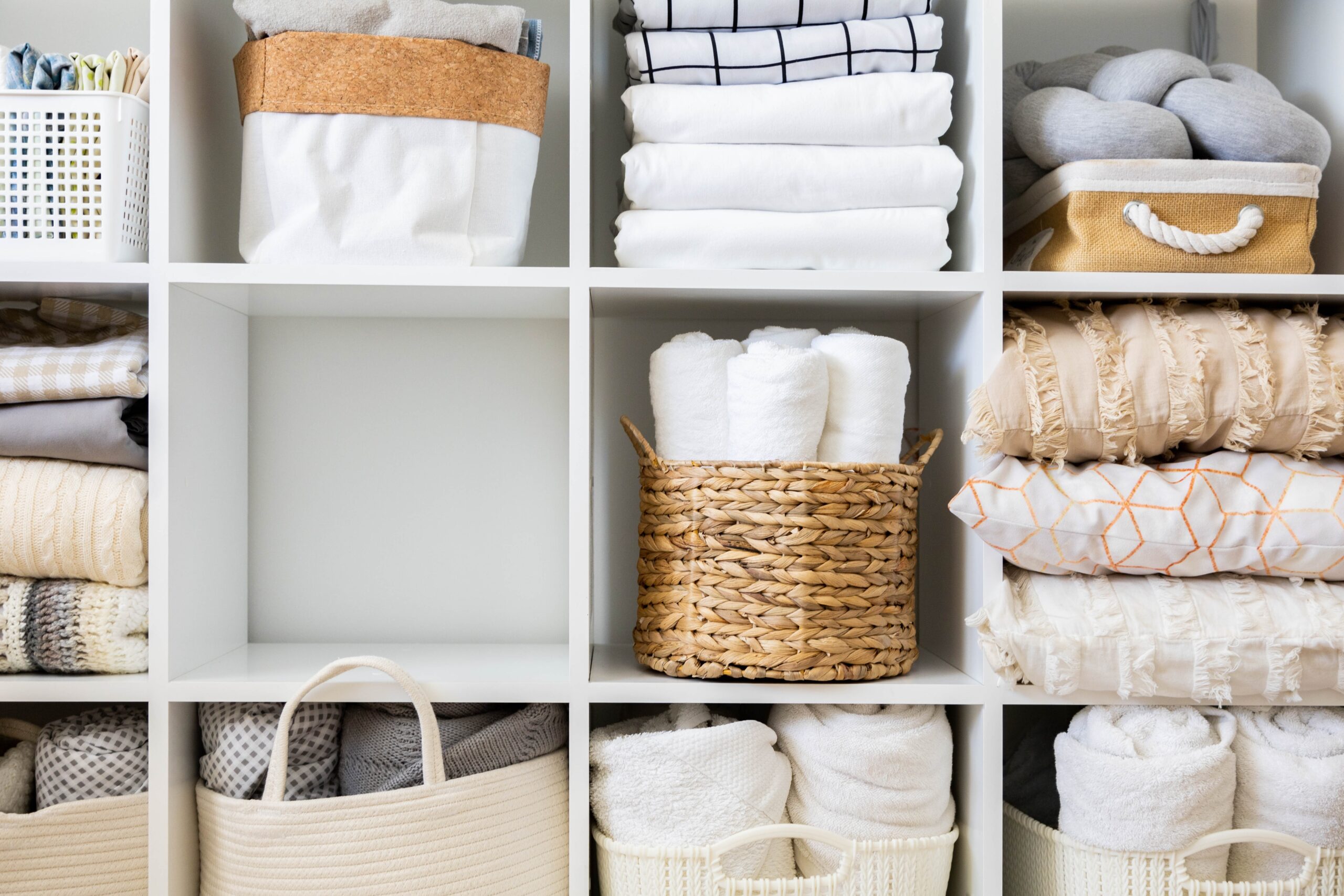 Organized Linen Closet